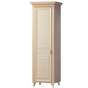 Шкаф для одежды 1-дверный №472 Марлен Кремовый белый в Нягани - nyagan.mebel-74.com | фото