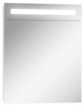 Шкаф-зеркало Аврора 55 левый с подсветкой LED Домино (DV8003HZ) в Нягани - nyagan.mebel-74.com | фото