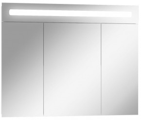Шкаф-зеркало Аврора 90 с подсветкой LED Домино (DV8011HZ) в Нягани - nyagan.mebel-74.com | фото