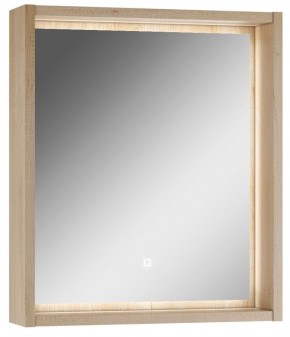 Шкаф-зеркало Nice 60 с подсветкой Домино (DN4706HZ) в Нягани - nyagan.mebel-74.com | фото