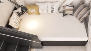 Стандарт Кровать 0900, цвет венге, ШхГхВ 93,5х203,5х70 см., сп.м. 900х2000 мм., без матраса, основание есть в Нягани - nyagan.mebel-74.com | фото