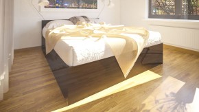 Стандарт Кровать 1600, цвет венге, ШхГхВ 163,5х203,5х70 см., сп.м. 1600х2000 мм., без матраса, основание есть в Нягани - nyagan.mebel-74.com | фото