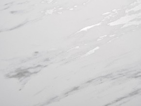 Стол BELLUNO 160 MARBLES KL-99 Белый мрамор матовый, итальянская керамика/ белый каркас, ®DISAUR в Нягани - nyagan.mebel-74.com | фото