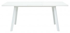 Стол ФИН 120 Белый, стекло/ Белый каркас М-City в Нягани - nyagan.mebel-74.com | фото