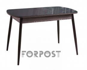 Стол раздвижной со стеклянной столешницей (BLACK, WHITE) в Нягани - nyagan.mebel-74.com | фото