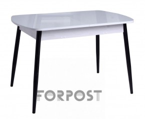 Стол раздвижной со стеклянной столешницей (BLACK, WHITE) в Нягани - nyagan.mebel-74.com | фото