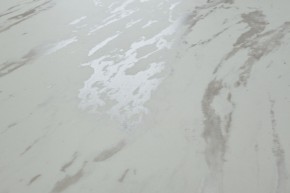 Стол RIETI 200 KL-99 Белый мрамор матовый, итальянская керамика / черный каркас, ®DISAUR в Нягани - nyagan.mebel-74.com | фото