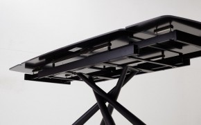 Стол RIVOLI 140 MATT BLACK MARBLE SOLID CERAMIC / BLACK, ®DISAUR в Нягани - nyagan.mebel-74.com | фото