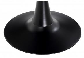 Стол стеклянный Tulip 90x74 black glass в Нягани - nyagan.mebel-74.com | фото