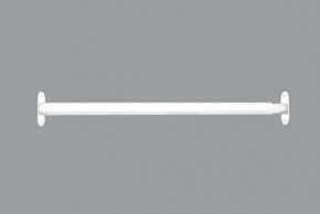 Турник-перекладина раздвиж 600-750мм цв.белый в Нягани - nyagan.mebel-74.com | фото
