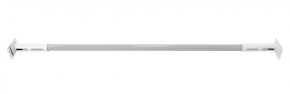 Турник раздвижной 1450-1700 цв. белый-серый FLEXTER PROFI в Нягани - nyagan.mebel-74.com | фото