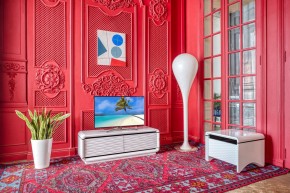 ТВ-тумба 3D Modo Due 135 см в Нягани - nyagan.mebel-74.com | фото