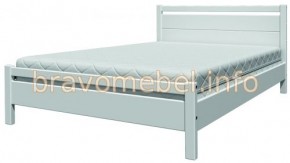 ВЕРОНИКА-1 Кровать из массива 900 (Белый Античный) в Нягани - nyagan.mebel-74.com | фото