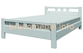 ВЕРОНИКА-2 Кровать из массива 900 (Белый античный) в Нягани - nyagan.mebel-74.com | фото