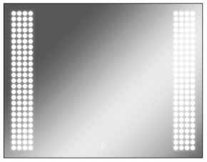Зеркало Cosmo 90 black с подсветкой Sansa (SC1051Z) в Нягани - nyagan.mebel-74.com | фото