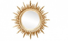Зеркало круглое золото (1810(1) в Нягани - nyagan.mebel-74.com | фото