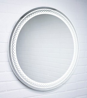 Зеркало Прая 700х700 с подсветкой Домино (GL7048Z) в Нягани - nyagan.mebel-74.com | фото
