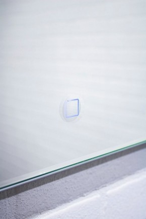 Зеркало Quadro 100 alum (линза) с подсветкой Sansa (SQL1030Z) в Нягани - nyagan.mebel-74.com | фото