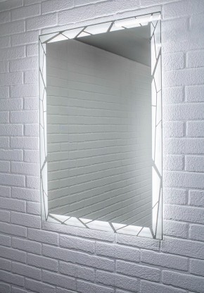Зеркало Сеул 1000х700 с подсветкой Домино (GL7029Z) в Нягани - nyagan.mebel-74.com | фото